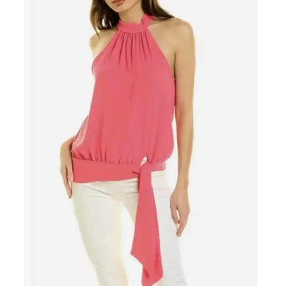 Trina Turk Womens XS Sleeveless Tie Hem Cocktail Top/Blouse - Picture 6 of 17